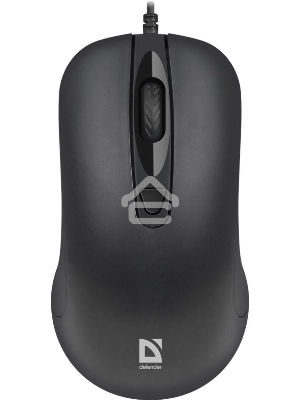 Мышь проводная Defender Classic MB-230 черный, 1600 dpi, USB, кнопки - 4