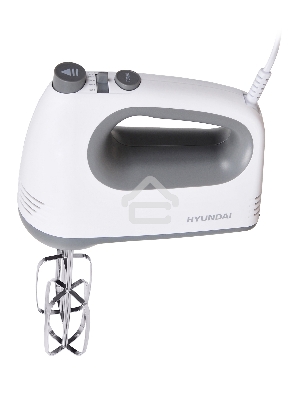 Миксер ручной Hyundai HYM-H4501 500Вт белый/серый