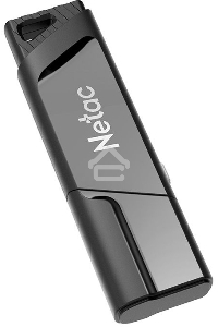 Флеш диск Netac U336S NT03U336S-064G-30BK, 64Gb, USB3.0, пластиковая с защитой от записи