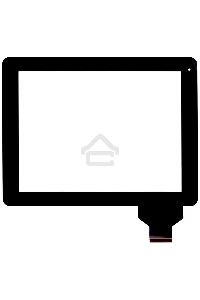 Сенсорное стекло (тачскрин) для DNS AirTab M975w, черное