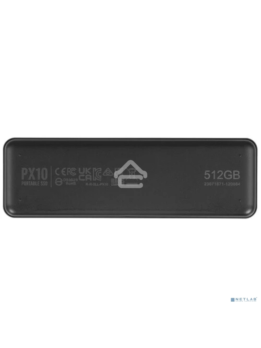 Внешний накопитель SSD 512Gb Silicon Power PX10, External, USB TypeC 3.2, Черный, read/write 1050/1050 Mb/s