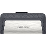 Флеш диск Sandisk 32Gb Ultra Dual SDDDC2-032G-G46 USB3.0 серый/узор