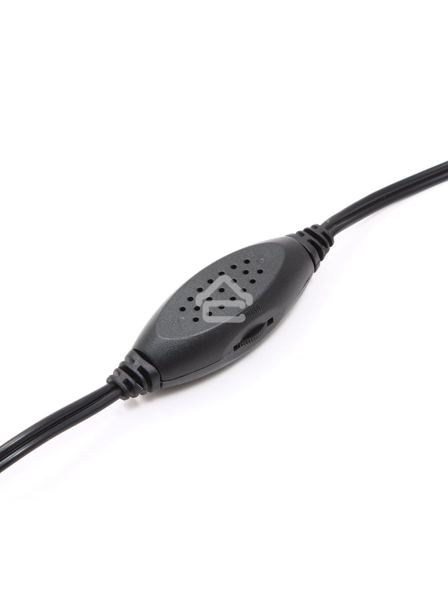 Колонки Gembird SPK-204, черный МДФ,2х3 Вт, регулятор громкости, USB