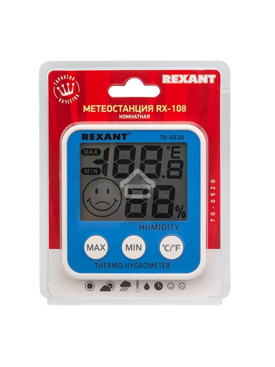 Метеостанция комнатная Rexant RX-108