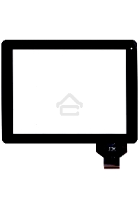 Сенсорное стекло (тачскрин) для DNS AirTab M975w, черное