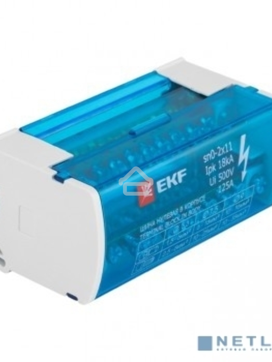 Шина нулевая в корпусе 2х11 EKF sn0-2x11