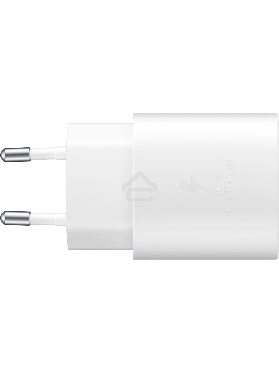 Сетевое зарядное устройство Samsung Adapter 25W Type C с кабелем белый (EP-TA800XWEGWW)