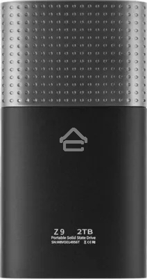 Накопитель SSD External Netac 2.0Tb Z9 <NT01Z9-002T-32BK> (USB3.2, up to 550/480MBs, 90х47.5х11.5mm, Aluminium+Plastic)