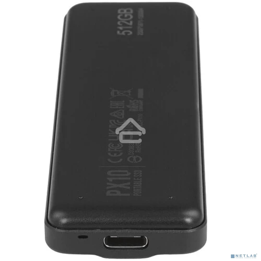 Внешний накопитель SSD 512Gb Silicon Power PX10, External, USB TypeC 3.2, черный, read/write 1050/1050 Mb/s