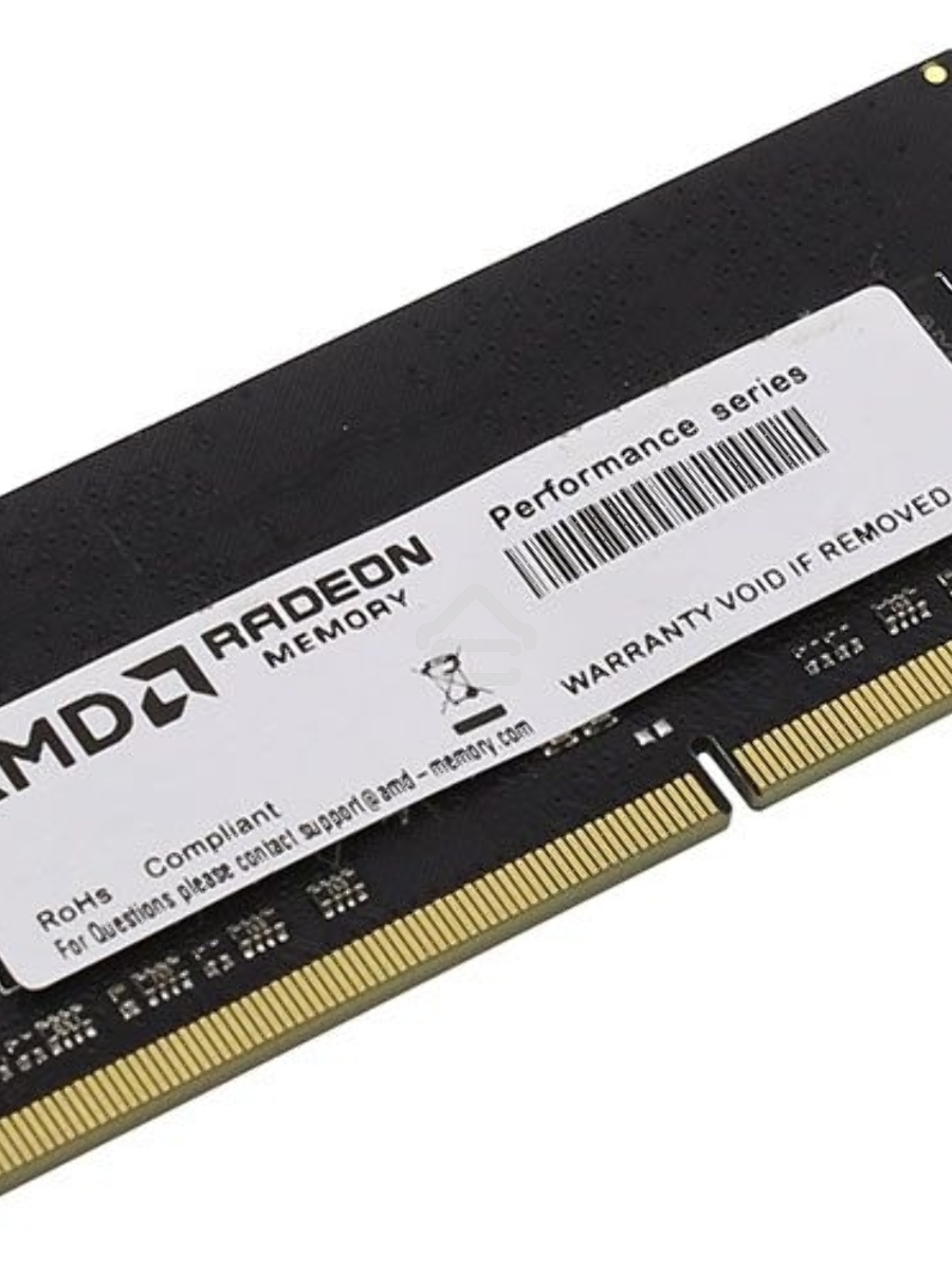 Оперативная память AMD Radeon R7, DDR4, 4GB (1x4GB), 2400MHz, CL16, SO-DIMM, OEM
