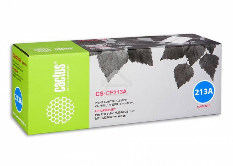 Картридж лазерный Cactus CS-CF213A пурпурный (1800 стр.) для HP LaserJet Pro 200 M251/M276