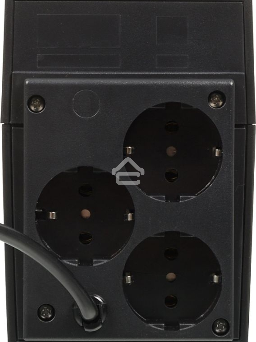 Источник бесперебойного питания Powercom Raptor RPT-600A EURO 360Вт 600ВА черный