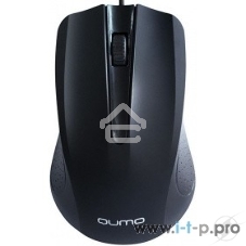 Мышь проводная Qumo Office Union M66 черный, 1000 dpi, USB, кнопки - 3