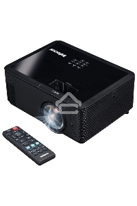 Проектор INFOCUS IN136ST DLP, 4000 ANSI Lm,WXGA (1280x800), 28500:1, 0.521:1, 3.5mm in,Composite video, VGA, HDMI 1.4a x3 (поддержка 3D), USB-A (для SimpleShare и др.), лампа 15000ч.(ECO mode),3.5mm out, Monitor out(VGA),RS232,RJ45,21дБ, 4,5 кг.