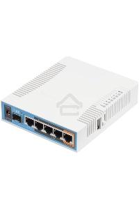 Сетевое оборудование MikroTik RB962UiGS-5HacT2HnT Роутер 2.4+5ГГц, 802.11a/b/g/n/ac, 5x Ethernet 1G, 1x SFP