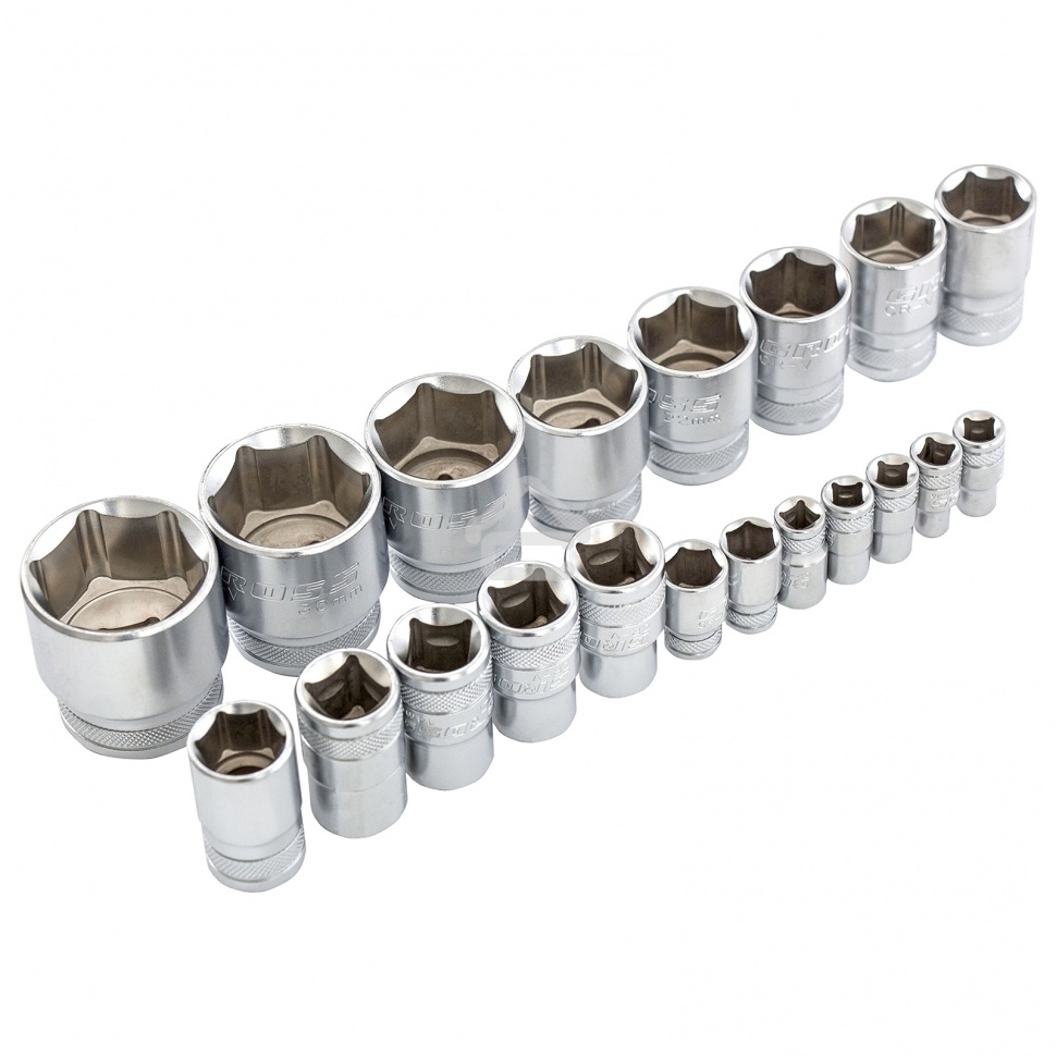 Набор инструментов Gross 78 пред., 120 зубьев, CrV, 1/4, 1/2 14148