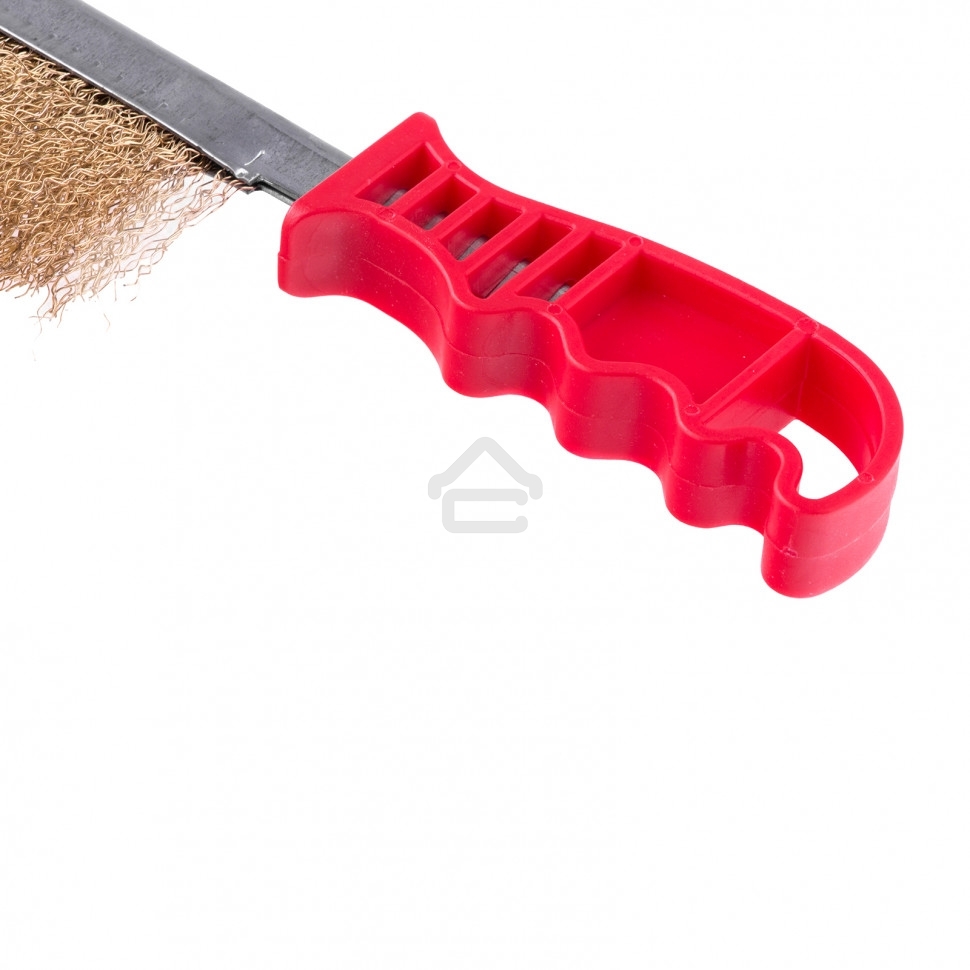 Щетка Matrix металлическая латунированная, пластиковая ручка