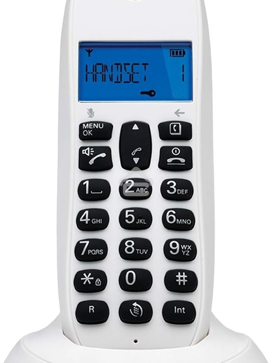 Радиотелефон Dect Motorola C1001СB+ белый АОН