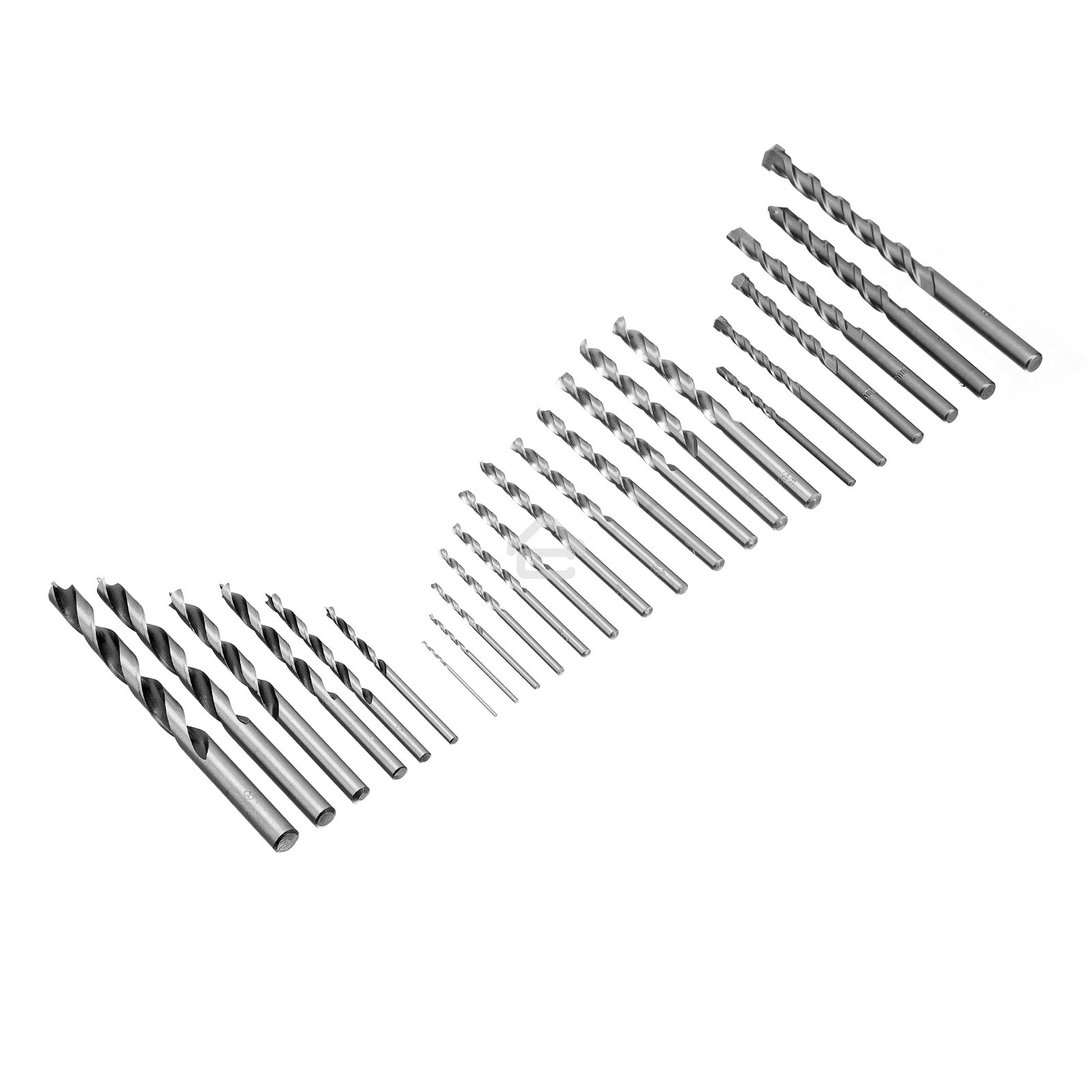 Набор сверл Matrix комб.,мет.1-6мм,бет.3-8мм,дер.3-8мм, перки,бит.30шт,адап.,голов.8шт,71пр., PRO