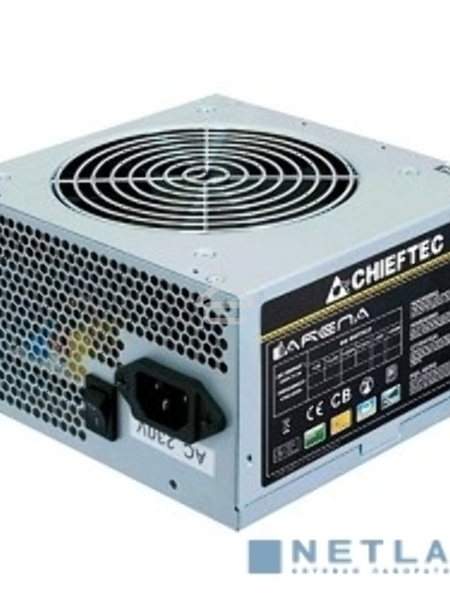 Блок питания Chieftec GPA-400S8 OEM, 400Вт, 80 PLUS, 120мм, серый