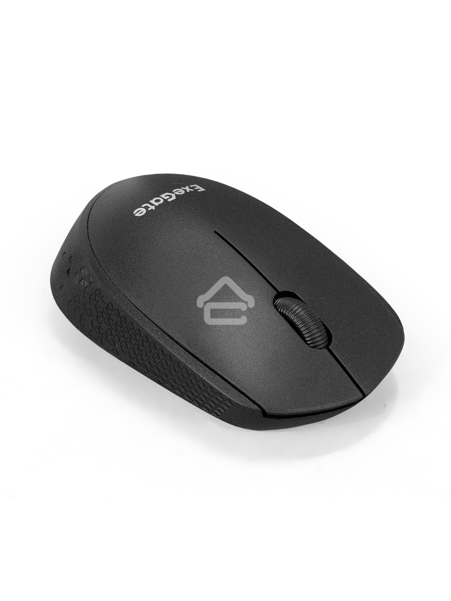 Мышь беспроводная ExeGate Professional Standard SR-9038 черный, 1200 dpi, радиоканал, USB, кнопки - 3