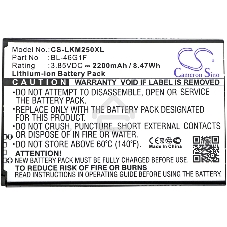 Аккумулятор CameronSinoCS-LKM250XL BL-46G1F для LG Grace, K10 20173.85V / 2200mAh / 8.47Wh