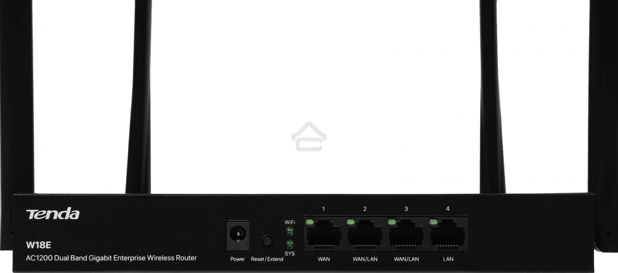 Гигабитный беспроводной маршрутизатор Tenda W18E точки доступа AC1200, до 300 Мбит/с на 2,4 ГГц + до 867 Мбит/с на 5 ГГц