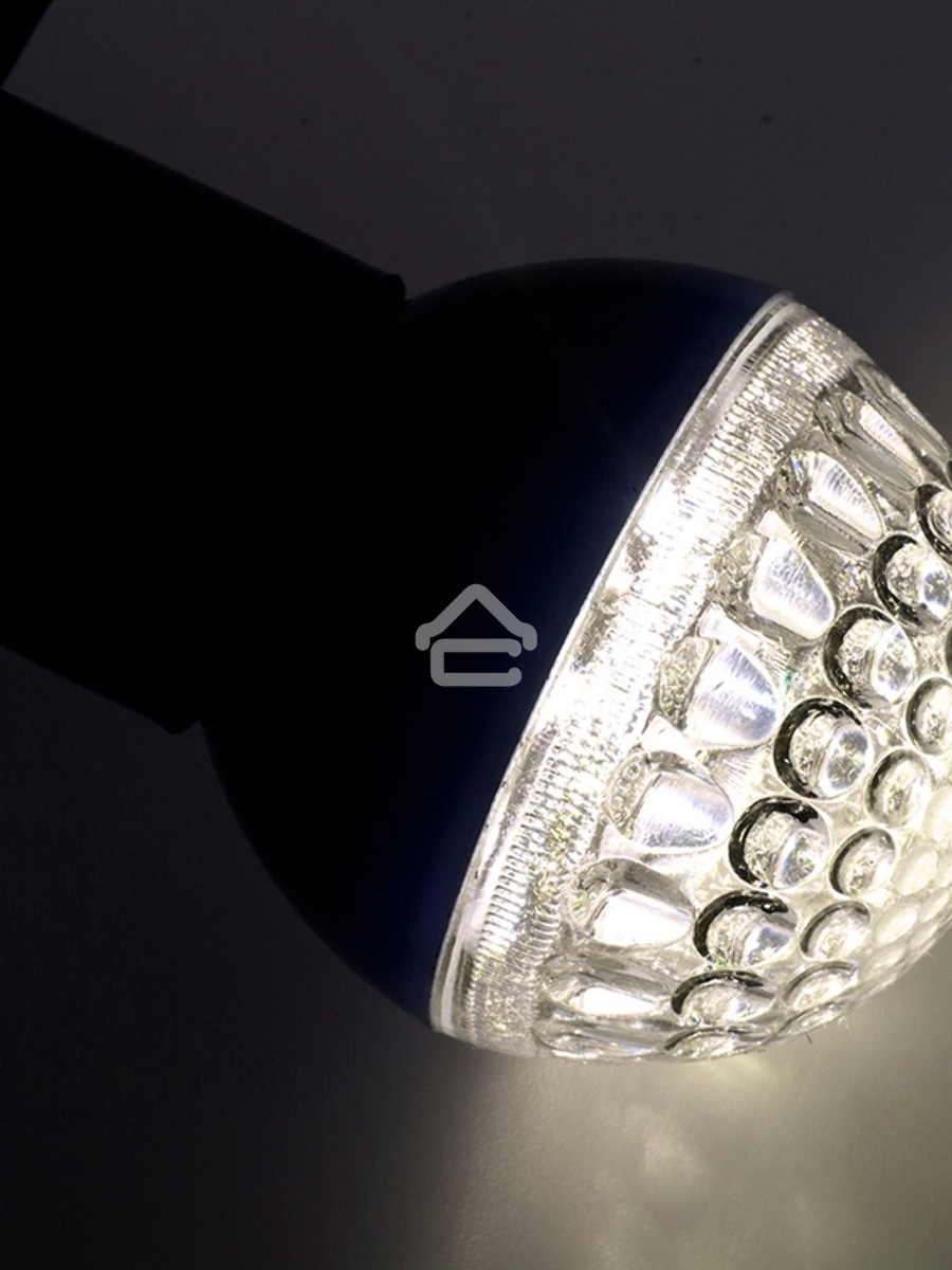 Лампа шар e27 9 LED  Ø50мм ТЕПЛЫЙ БЕЛЫЙ