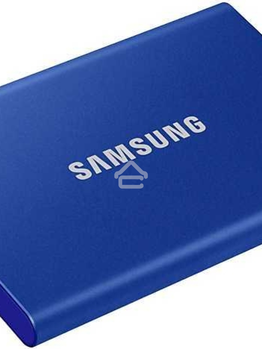 Твердотельный накопитель Samsung SSD 2TB T7, USB Type-C, R/W 1000/1050MB/s, Blue