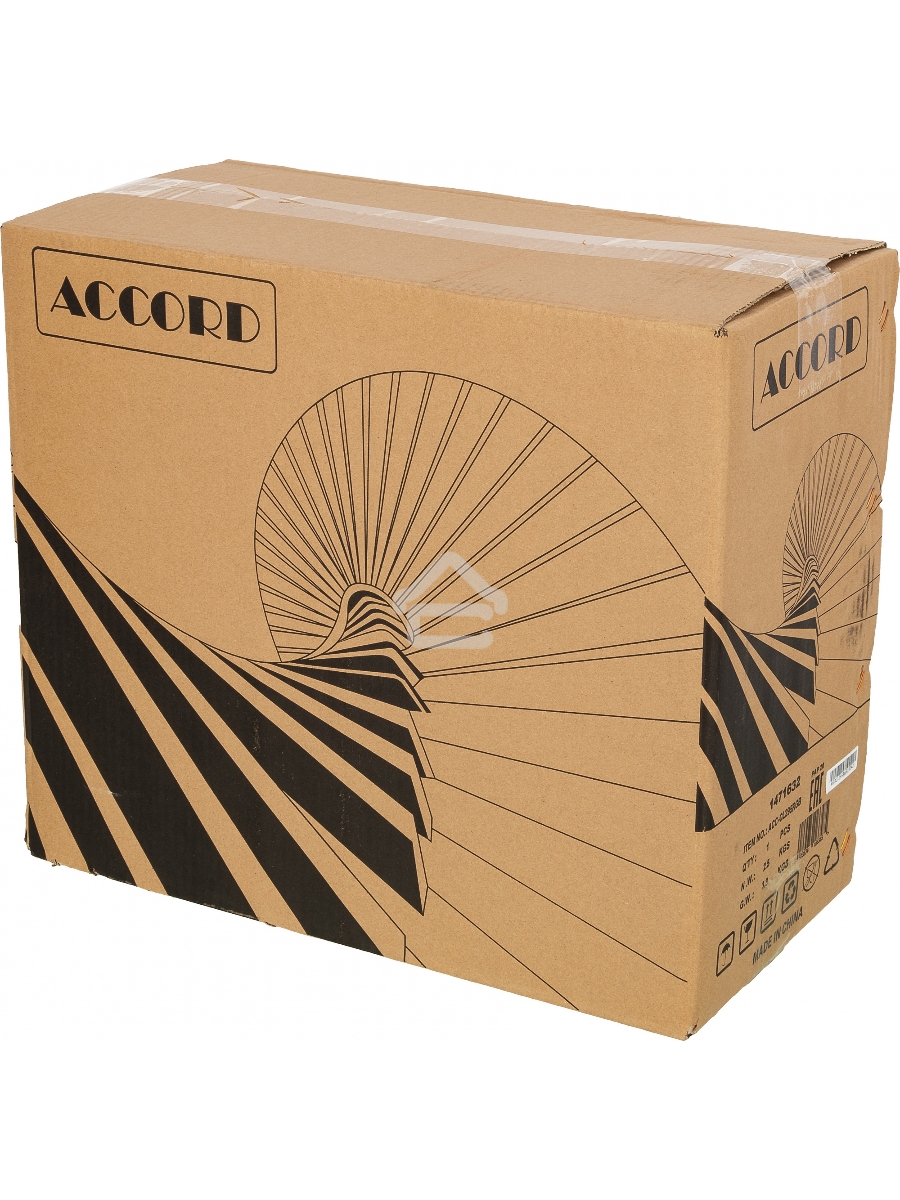 Компьютерный корпус Accord ACC-CL295RGB черный без БП ATX 4x120mm 2xUSB2.0 1xUSB3.0 audio