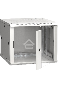 Шкаф ITK LINEA W 9U 600x600 мм дверь стекло, RAL7035