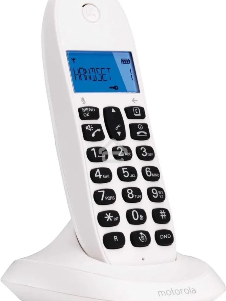 Радиотелефон Dect Motorola C1001СB+ белый АОН