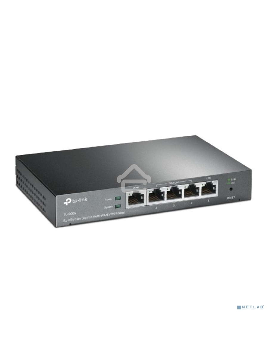 Роутер TP-Link SafeStream ER605 10/100/1000BASE-TX черный