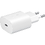Сетевое зарядное устройство Samsung Adapter 25W Type C с кабелем белый (EP-TA800XWEGWW)