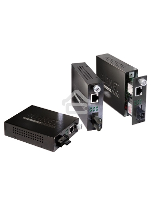 Медиа конвертер FST-801 10/100Base-TX to 100Base-FX (ST, MM) Smart Media Converter-2km