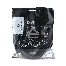 Кабель DVI-D single link Cablexpert CC-DVIL-BK-10, 19M/19M, 3.0м, CCS, черный, экран, феррит.кольца, пакет