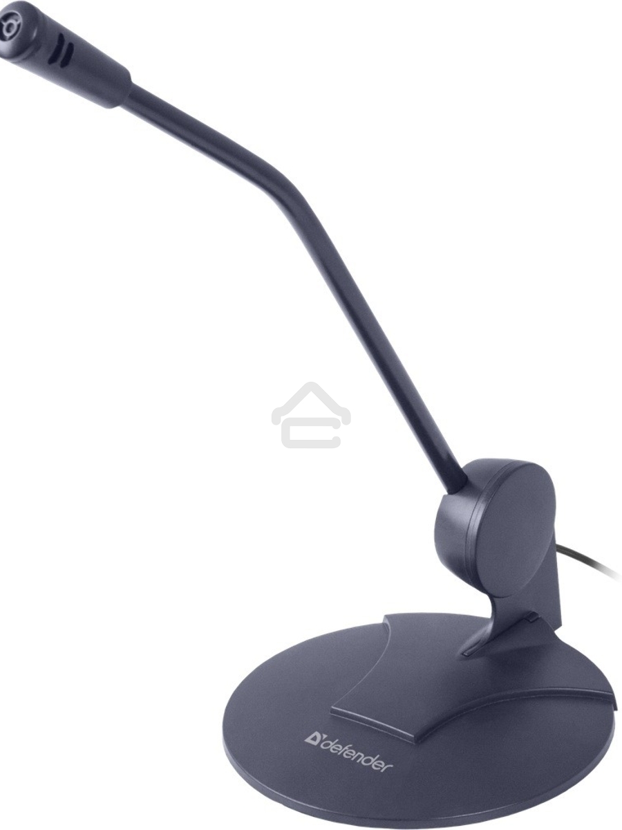 Микрофон Defender MIC-117 черный, кабель 1.8 м