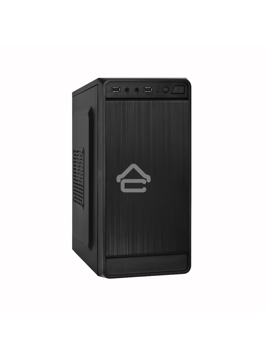 Компьютерный корпус Exegate BAA-108, черный, EX283122RUS Minitower, mATX, <без БП>, 2*USB, Audio