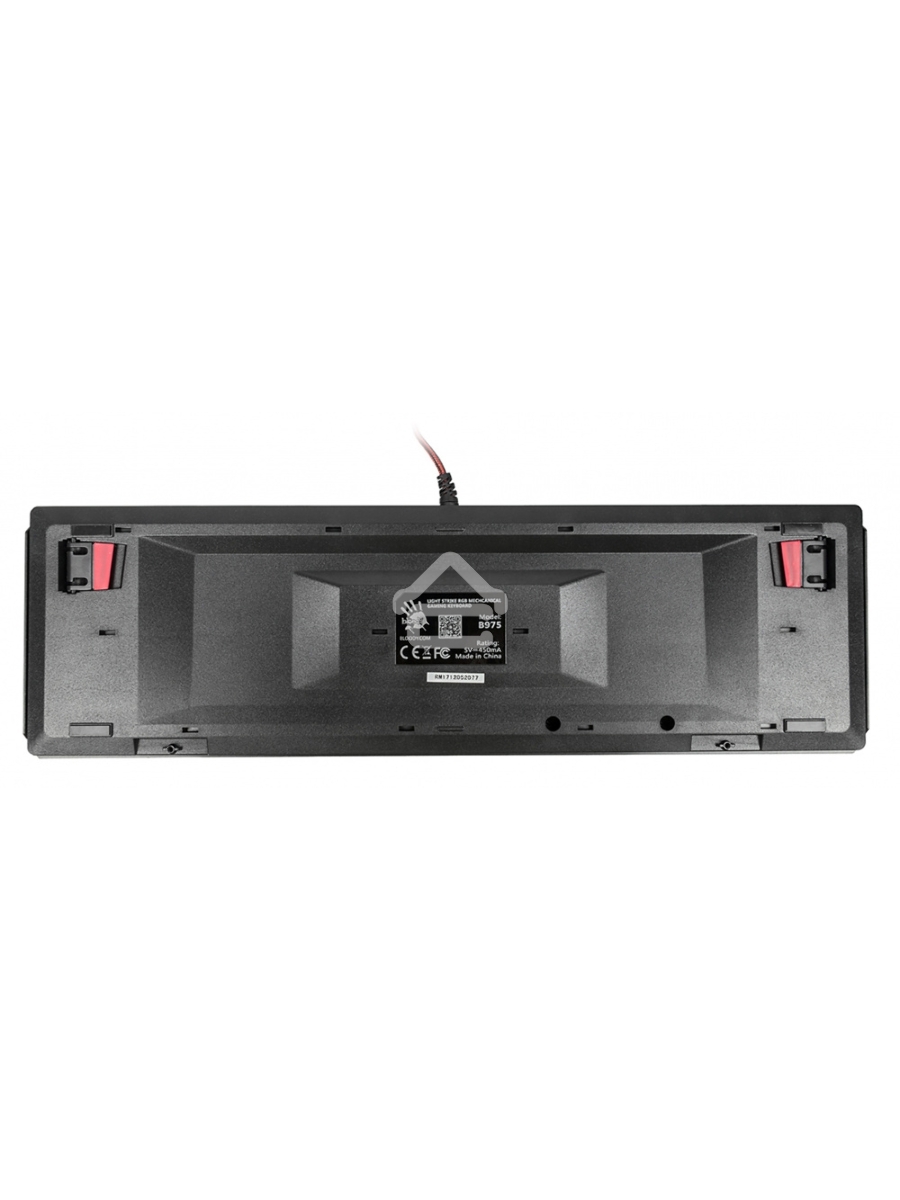 Клавиатура A4 B975 механическая черный USB Gamer LED (подставка для запястий)