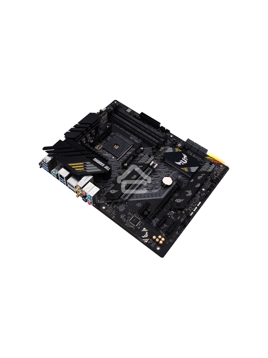 Материнская плата ASUS TUF GAMING B550-PLUS WIFI II, AM4, AMD B550, 4xDDR4, 6xSATA, 2xM.2, 1xPCI-E 3.0 x16, 1xPCI-E 4.0 x16, 3xPCI-E x1, 1xDP, 1xHDMI, 1x 2.5Gb LAN, 2xUSB-A 3.2 Gen 1, 1xUSB-A 3.2 Gen 2, 1xUSB-C 3.2 Gen 2, 3x3.5 мм, 7.1, ATX
