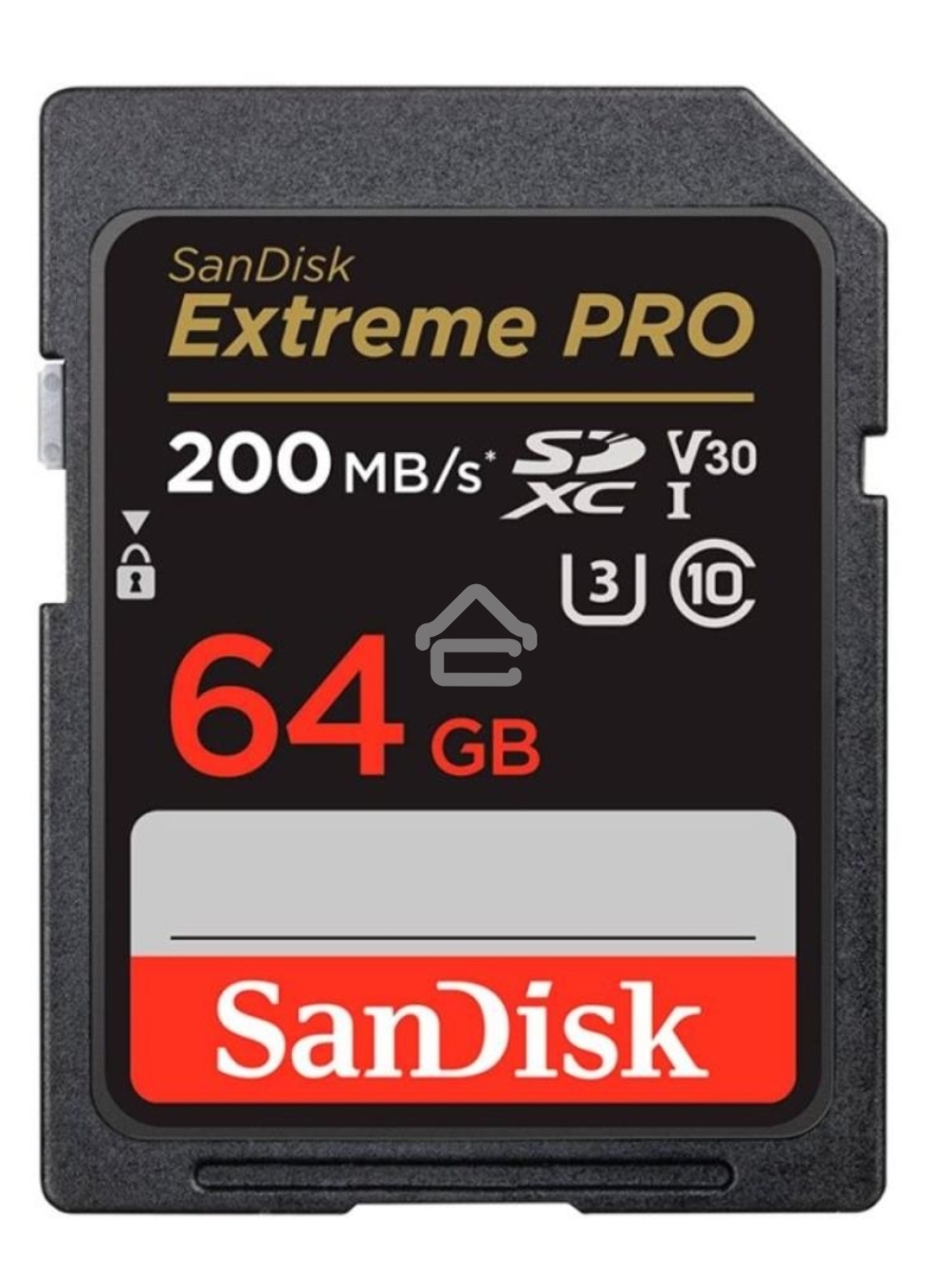 Карта памяти SanDisk Extreme PRO 64GB SDXC Memory Card 200MB/s