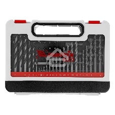 Набор сверл Matrix комб.,мет.1-6мм,бет.3-8мм,дер.3-8мм, перки,бит.30шт,адап.,голов.8шт,71пр., PRO