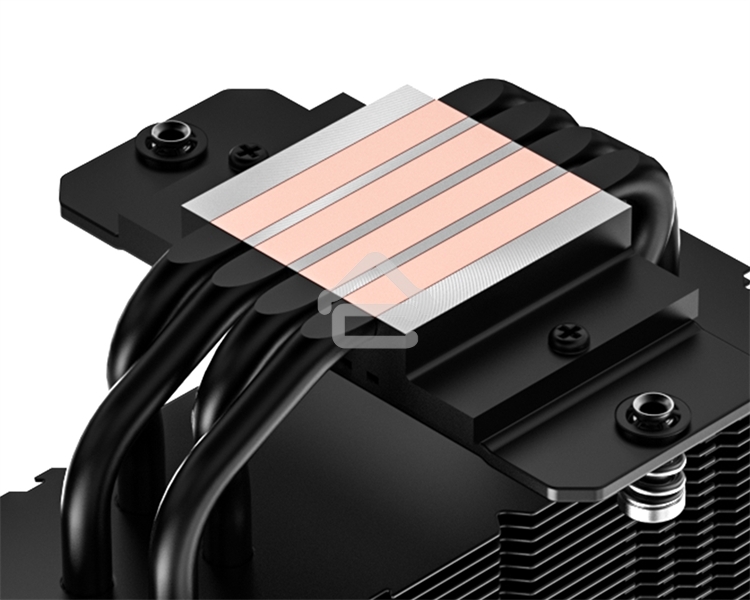 Кулер для процессора ID-Cooling FROZN A410 GDL 120мм черный/золотистый алюминий+медь 2000rpm 30db 4-pin 220W 152мм