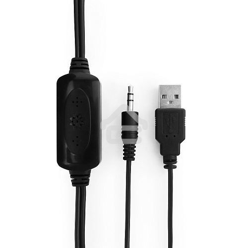 Акустич. система 2.0 Gembird SPK-405, пассив. излучатели, черный, 5 Вт, рег. громкости USB-питание					