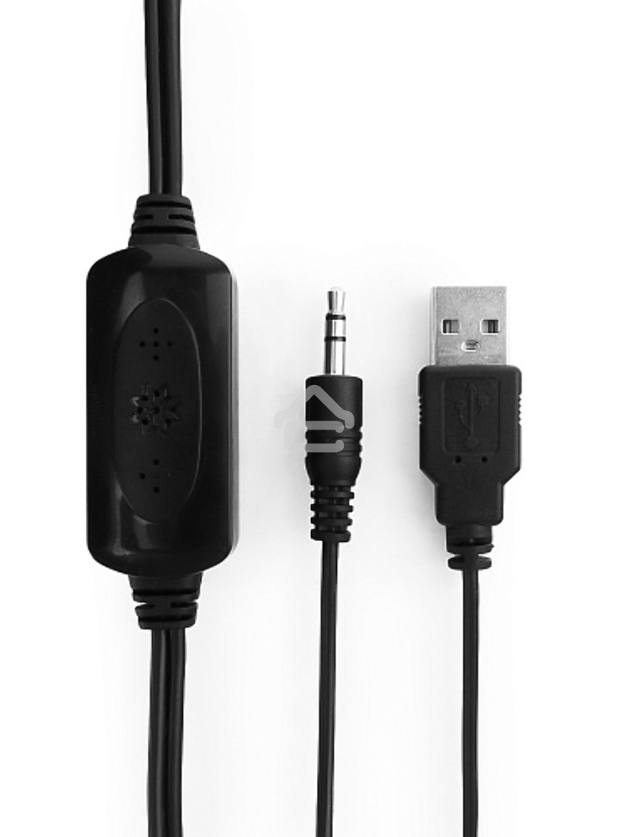Акустич. система 2.0 Gembird SPK-405, пассив. излучатели, черный, 5 Вт, рег. громкости USB-питание					