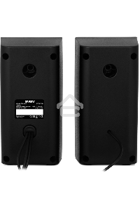 Колонки Sven 318 черный {USB-порт ПК, ноутбука или адаптер 5V DC}