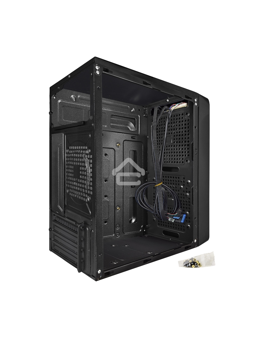 Компьютерный корпус Exegate BAA-108, черный, EX283122RUS Minitower, mATX, <без БП>, 2*USB, Audio