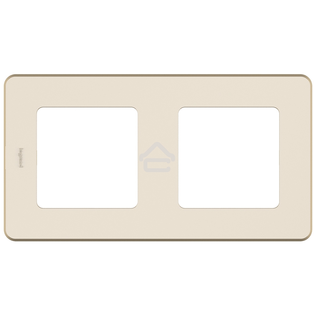 Рамка 2 поста слоновая кость Inspiria