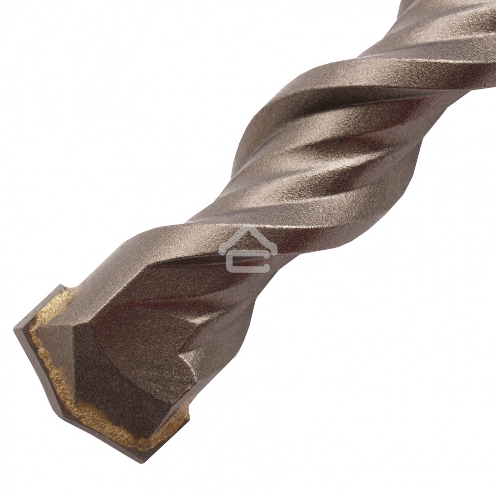 Бур по бетону Denzel двойная спираль, Cobalt W-tip, 16x260 мм, SDS PLUS