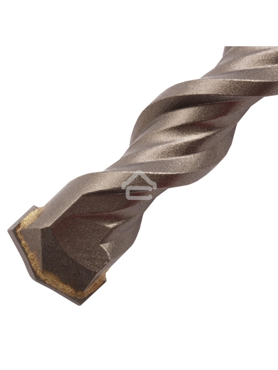 Бур по бетону, двойная спираль, Cobalt W-tip, 16x260 мм, SDS PLUS Denzel